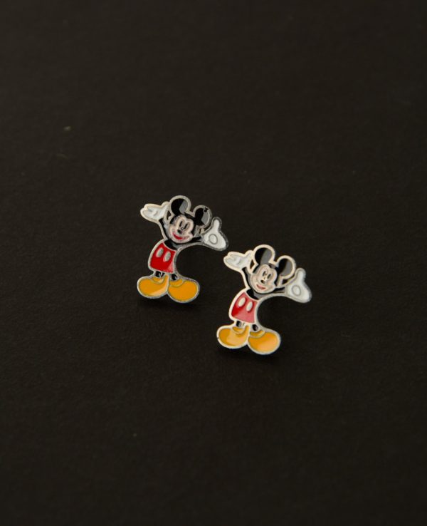 Çelik M-Mouse Küpe