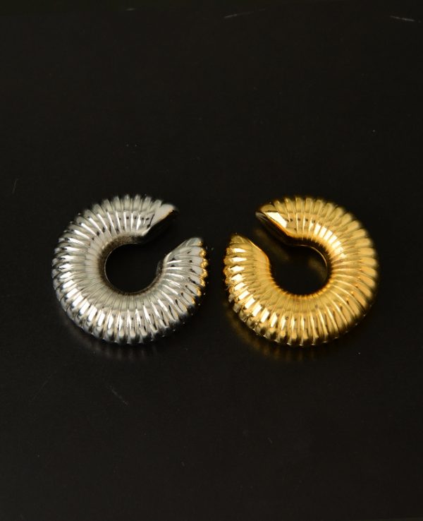 Çelik Salyangoz Ear Cuff