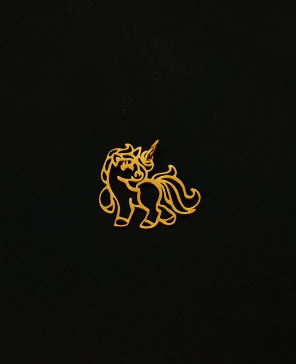 Çelik Pony Kolye Ucu